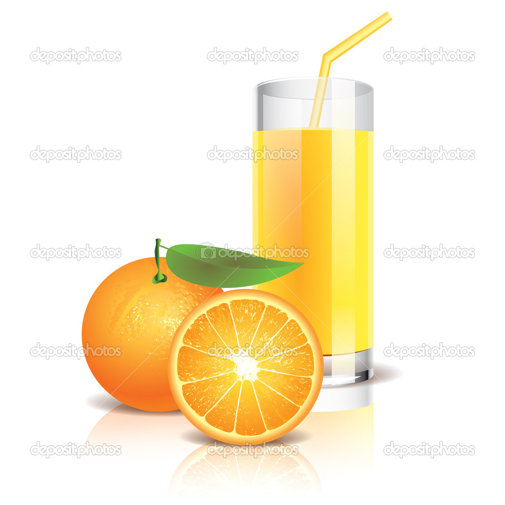 Orange Juice Vector Illustration Stock Vector C Andegraund548