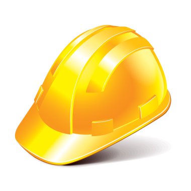 Emniyet kask vektör çizim