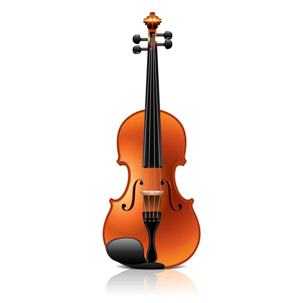 Ilustración clásica del vector del violín — Vector de stock