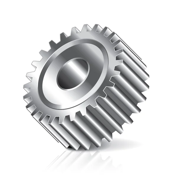 Gear wheel vectorillustratie — Stockvector