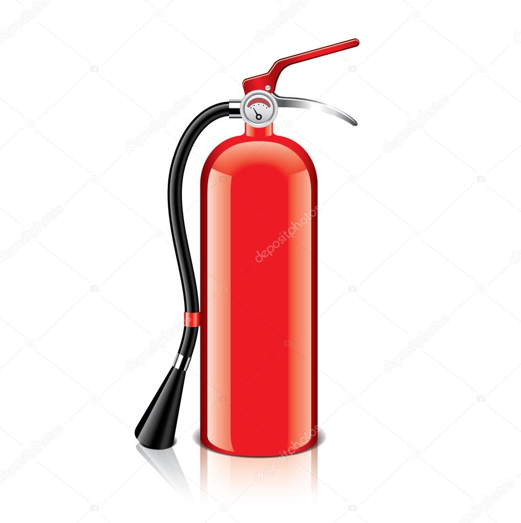 Fire extinguisher vector illustration