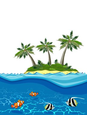 vektör görüntü, Cennet Adası