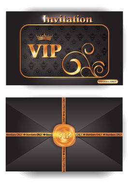 VIP zarf desen ve damga