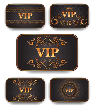 Kraliyet stilinde altın vip kart
