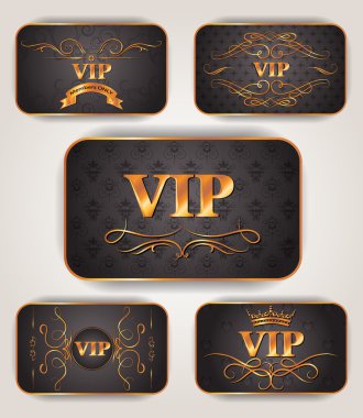 Gold VIP zarif kartlar