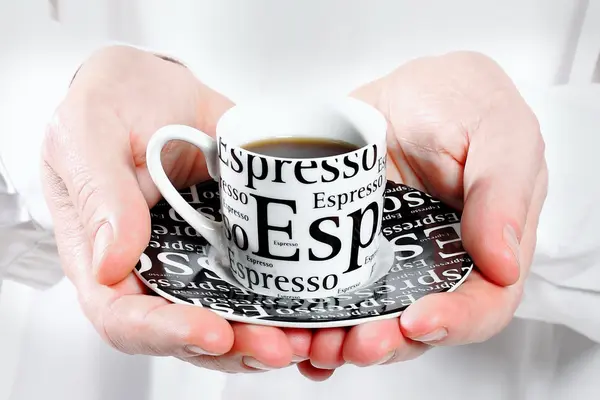 Espresso, Black coffee — Stock Photo, Image