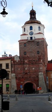 eski redbrick Kulesi, lublin, brama krakowska, Polonya