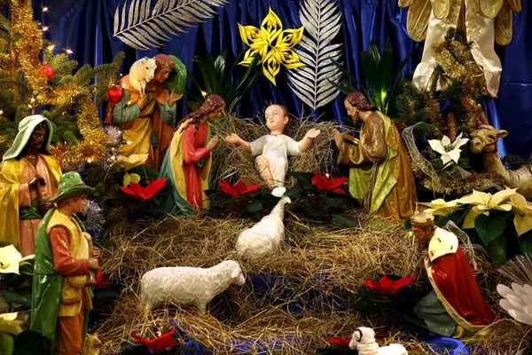 Christmas Crib — Stock Photo, Image