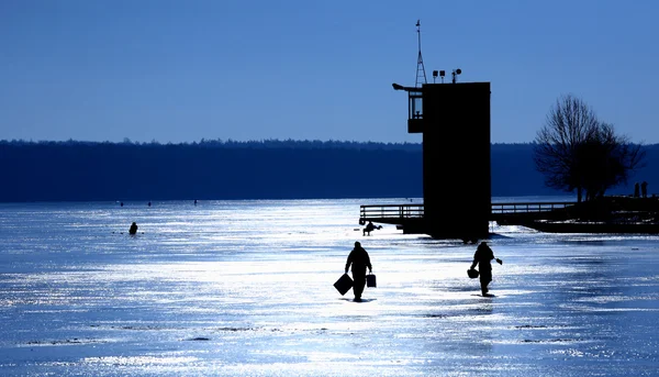 Ice Fishing — Stock Photo, Image