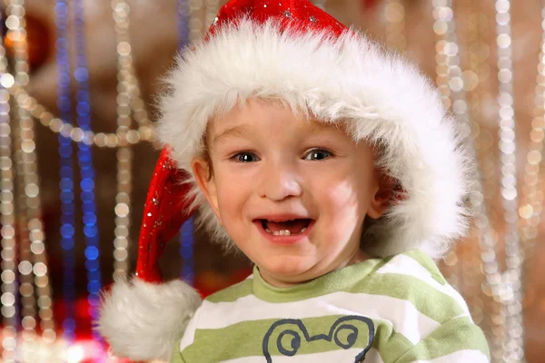 Happy boy at Christmas time — Stock Photo, Image