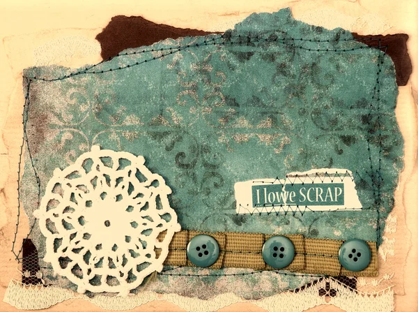 Scrapbook tasarım öğeleri - vintage