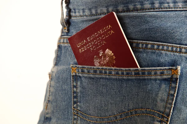 Passaporto polacco — Foto Stock