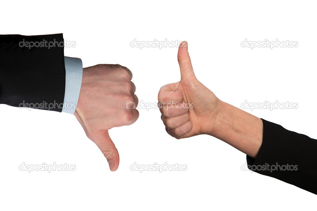 Ok ,hand with thumb up, two hands