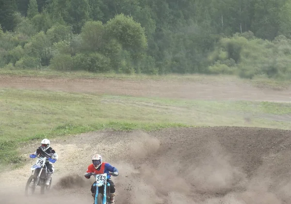 Motocross Rowerzysta Motocyklu — Zdjęcie stockowe