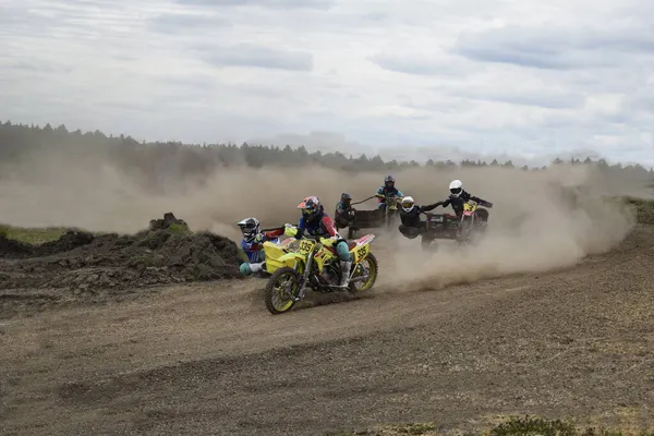 Motocross Rider Motorcycle — Stock Photo, Image