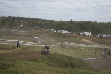  Motokros, motosikletçi, motosikletçi, sporcu, beşiği olan motosiklet