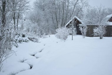 Kırsalda kış günü