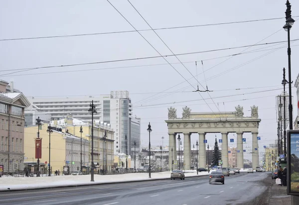 Triumphbogen Moskauer Tore Architektonisches Gebäude — Stockfoto