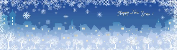 25.paysage d'hiver — Image vectorielle