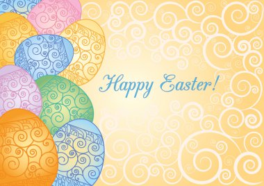 Paskalya tebrik kartı d 