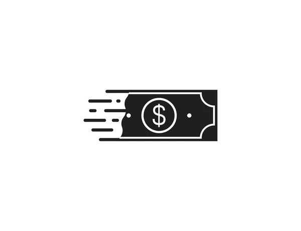 Vector Illustration Flat Design Money Payment Transfer Icon — Stock Vector