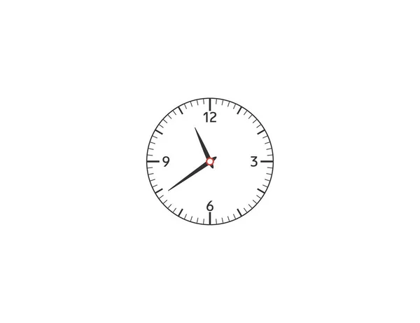 Ilustración Vectorial Reloj Período Horas Icono — Archivo Imágenes Vectoriales