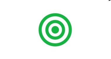 Hedef canlandırıldı. Hareketli grafik tasarım. Alfa kanalı.