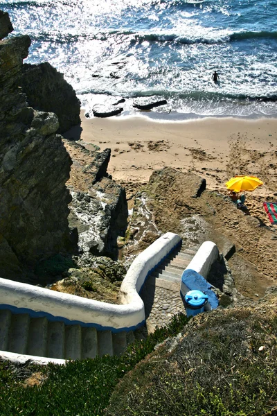 Portogallo, Ericiera, Scala da spiaggia — Foto Stock