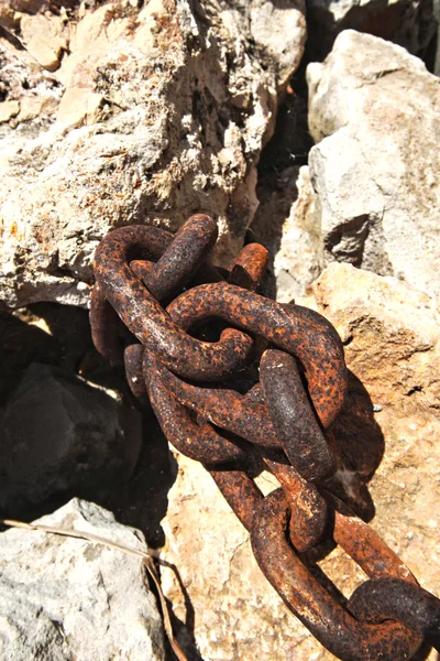 Old iron chain — Stock Photo, Image