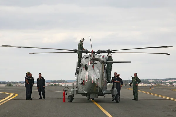 海軍オオヤマネコのヘリコプター — ストック写真