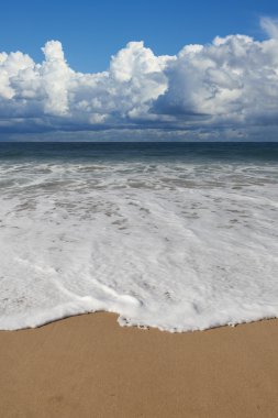 güzel bir plaj ile güzel algarve, Portekiz