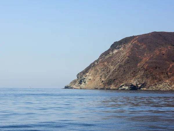 Förtöjda båtar santa catalina island — Stockfoto