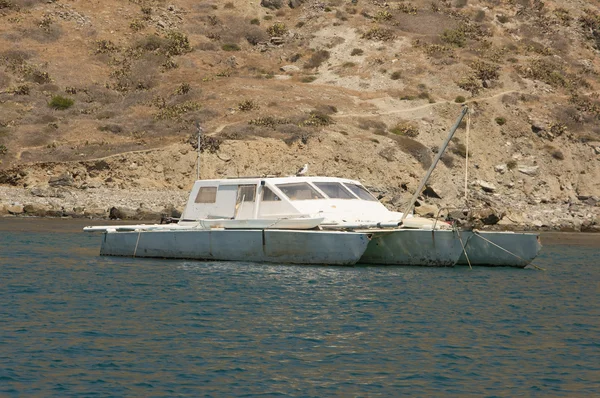 Barche ormeggiate al porto di Catalina — Foto Stock