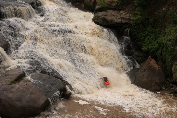 Kayaking on The Reedy River — Stock Photo, Image