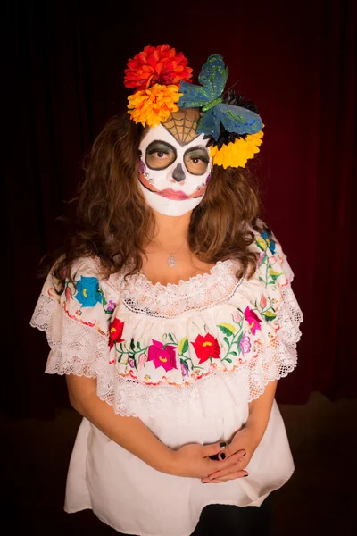 Day of The Dead Female — Stock Photo, Image