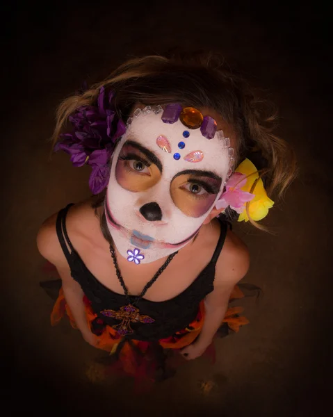 Day of The Dead Girl — Stock Photo, Image