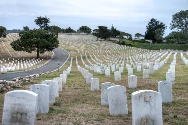 Fort rosecrans nationella kyrkogård — Stockfoto