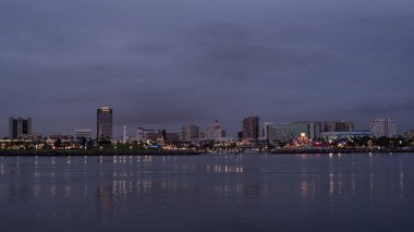 Long beach şehir ışıkları