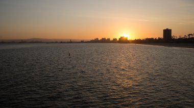 Long beach günbatımı