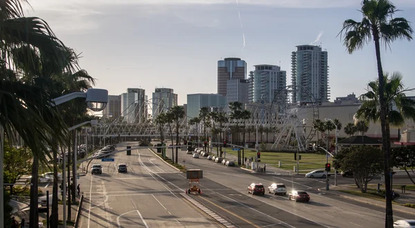 Long beach stad — Stockfoto