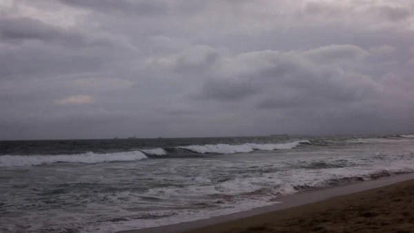 Burzliwy chmury w Huntington Beach — Zdjęcie stockowe