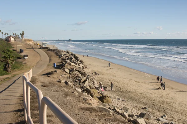 Praia do cão de Huntington City — Fotografia de Stock