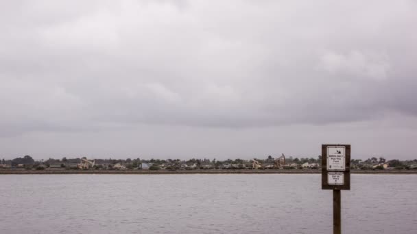 Bolsa Chica Reserva Ecológica Time Lapse Video — Vídeos de Stock