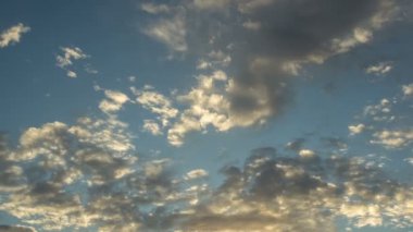 Gökyüzü ve bulutlar Time Lapse Video