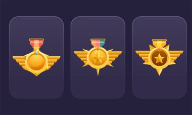 Oyun için madalya tasarımı