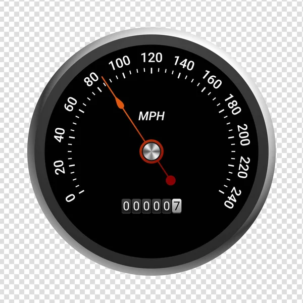 Realistic Car Dashboard Speedometers — Wektor stockowy