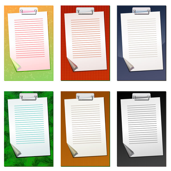 Colored clipboards