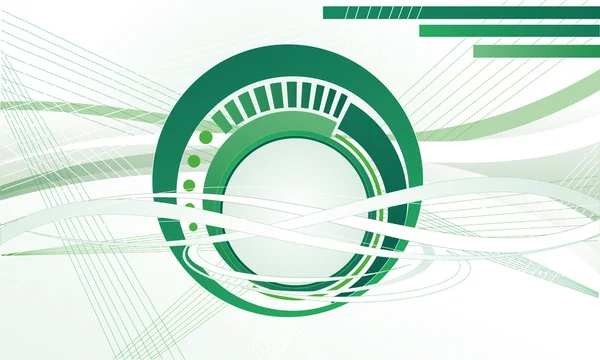Círculo verde — Vector de stock