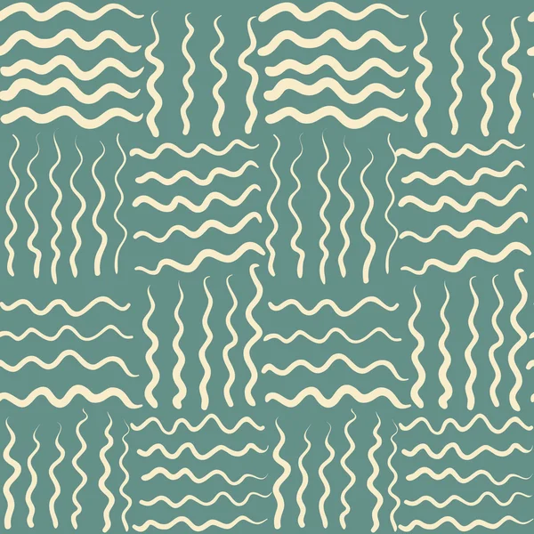 Абстрактний морська хвиля безшовний візерунок — стоковий вектор