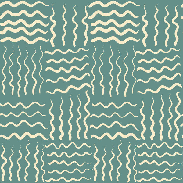 abstract sea wave seamless pattern